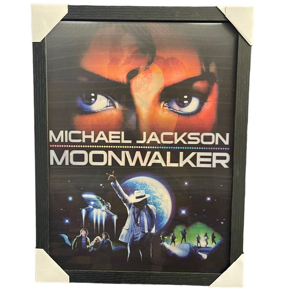 New Michael Jackson Moonwalker Framed 3D Lenticular Poster / Picture - Picture 3 of 6
